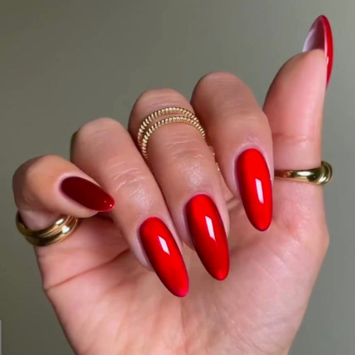 Glamorously Long Almond-Shaped Press-On Nails Kalsten