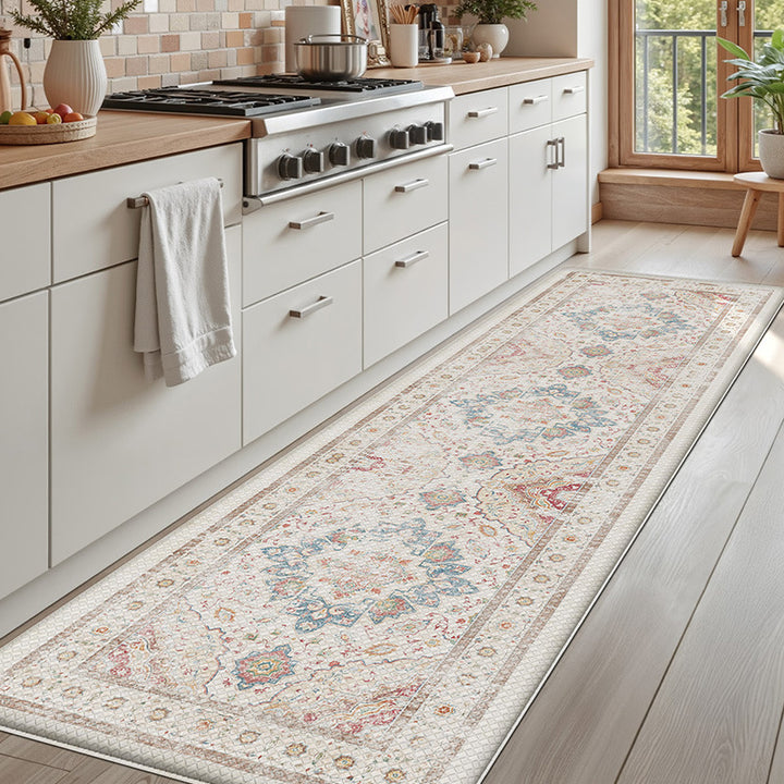 Vintage-Inspired Kitchen Runner