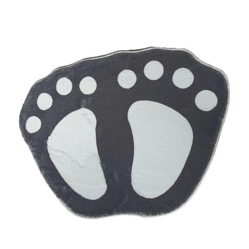 Cute Footprint Bath Mat