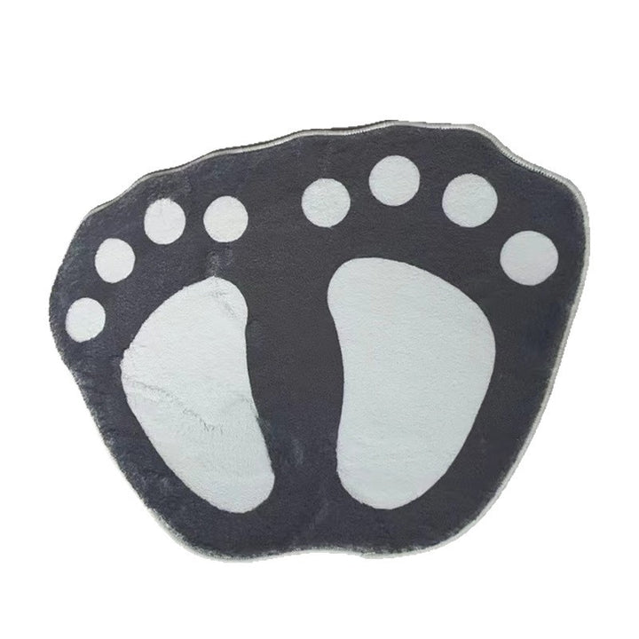 Cute Footprint Bath Mat