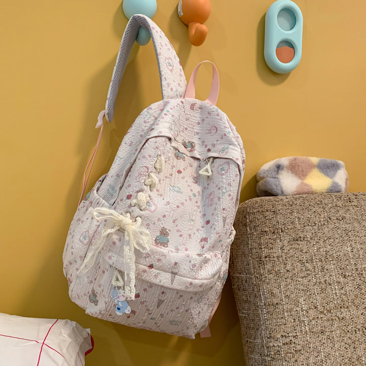 Cute Character Design Embellished Backpack Kalsten