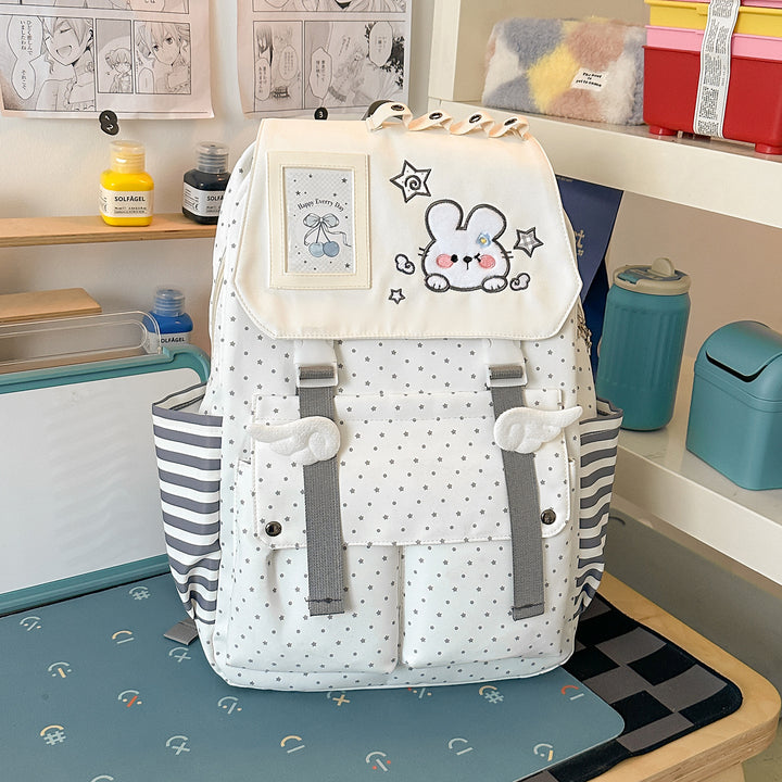 Cute Character Print Backpack Kalsten
