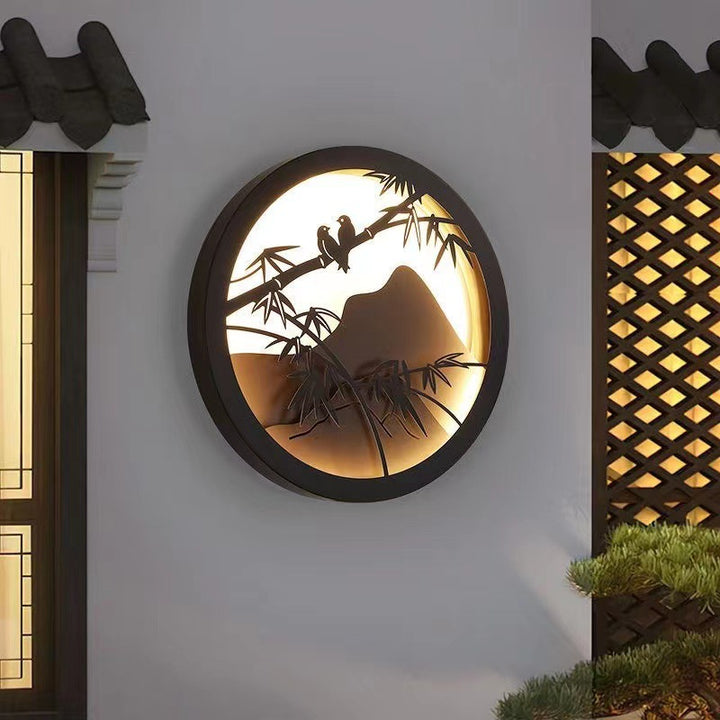 Modern Artistic Round Wall Lamp