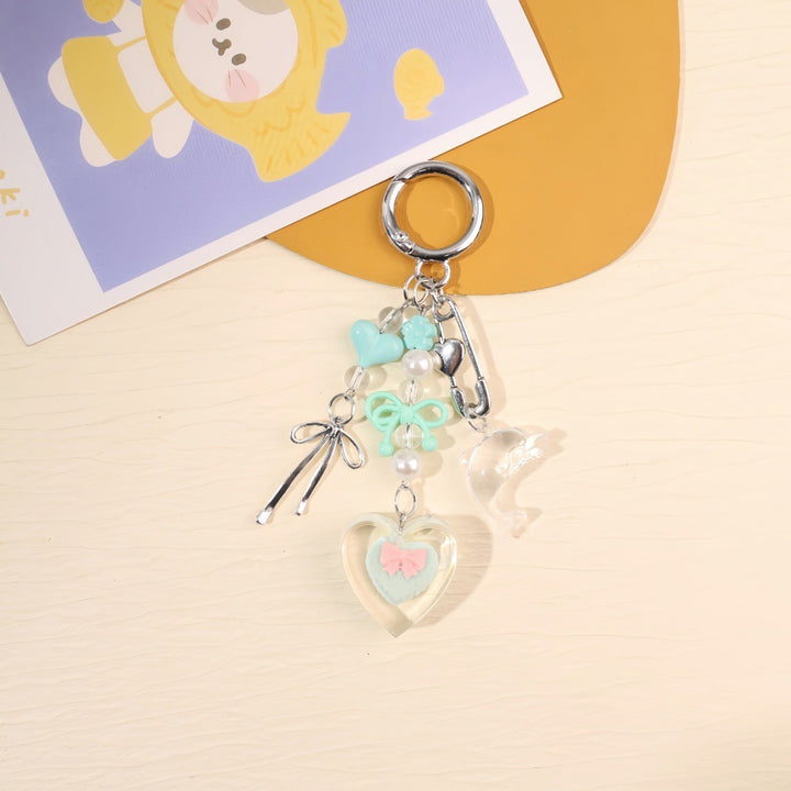 Playful keychain with colorful charms Kalsten