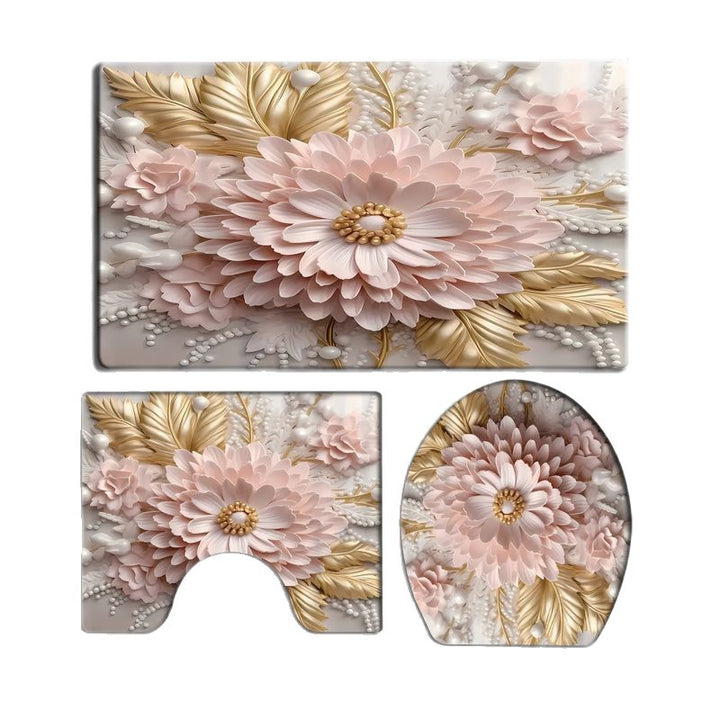 Floral Bathroom Set Kalsten
