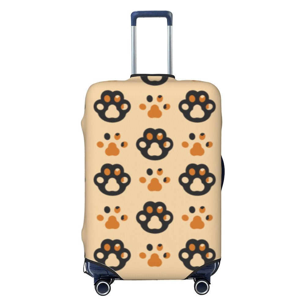 Women Hard Shell Suitcase with Trendy Surf and Palm Design Kalsten