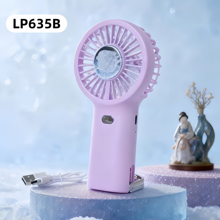 Women Portable Handheld Fan with Cooling Function Kalsten