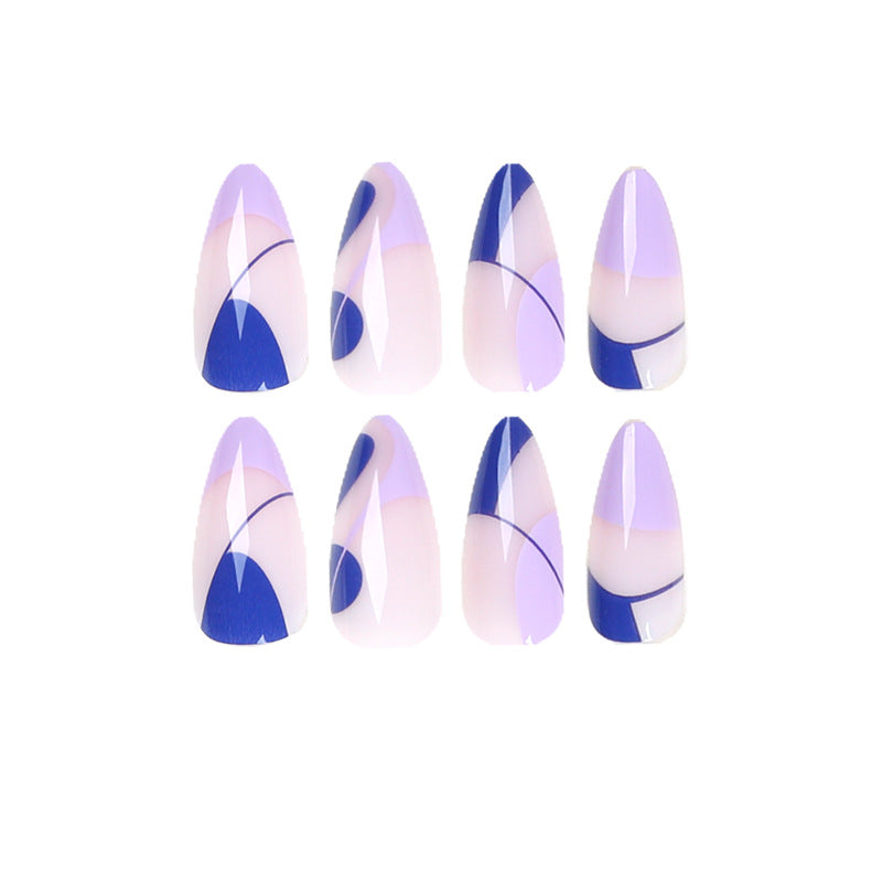 Artistic Nail Art with Elegant Color Gradients Kalsten