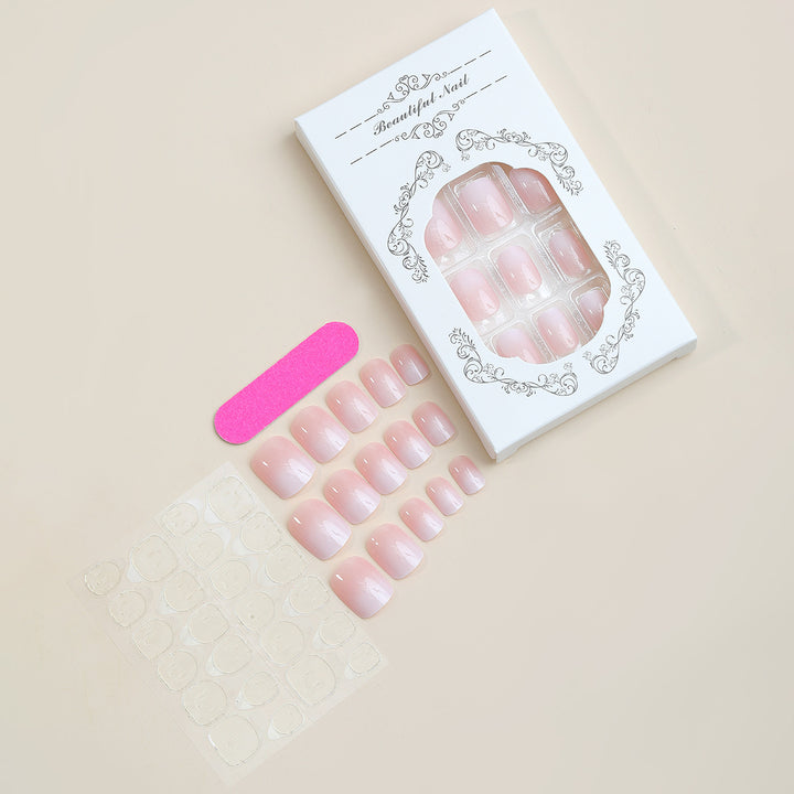 Artificial nail set with elegant natural finish Kalsten