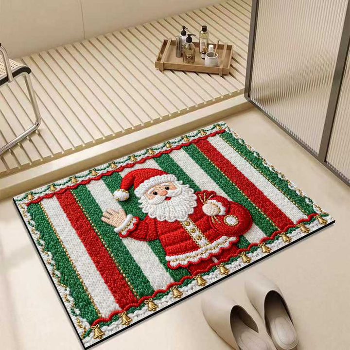 Christmas-Themed Decorative Area Mat