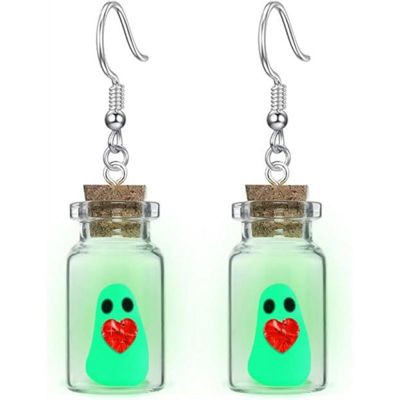 Ghost-In-A-Jar Dangle Earrings Kalsten