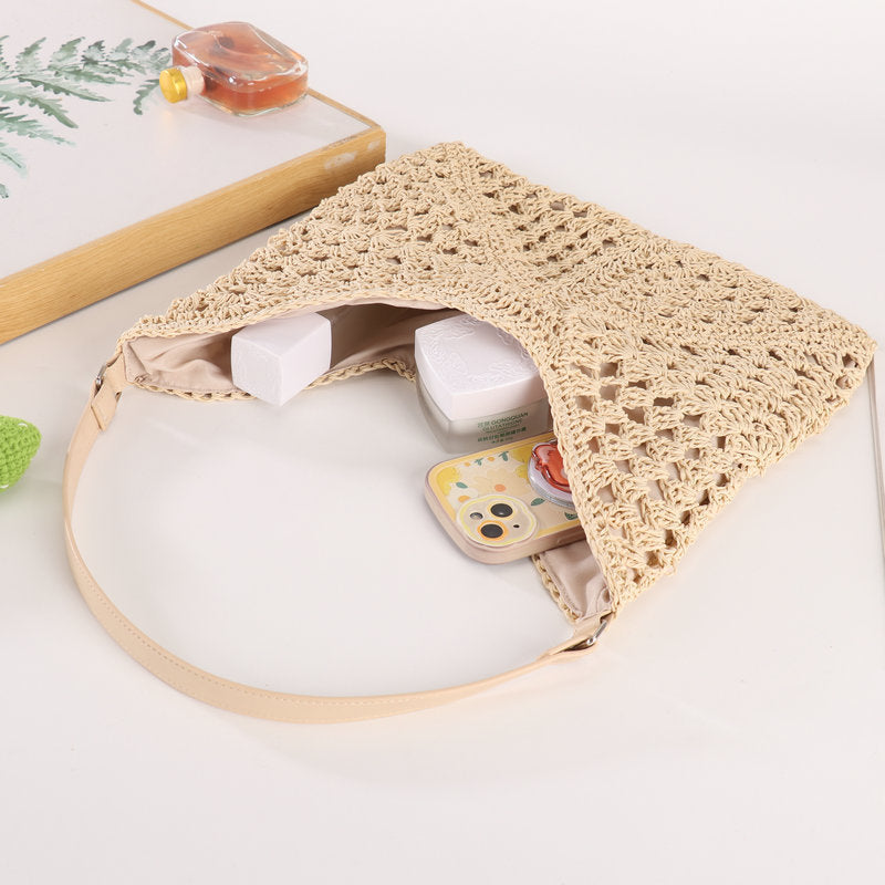 Hand-knotted Macrame Shoulder Bag Kalsten