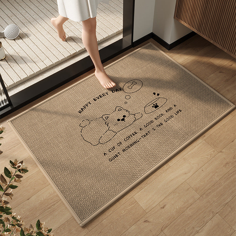 Elegant Modern Bathroom Mat Kalsten