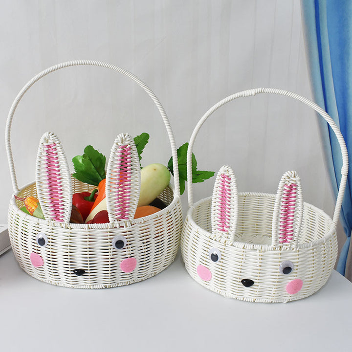 Bunny-Shaped Decorative Storage Basket Kalsten