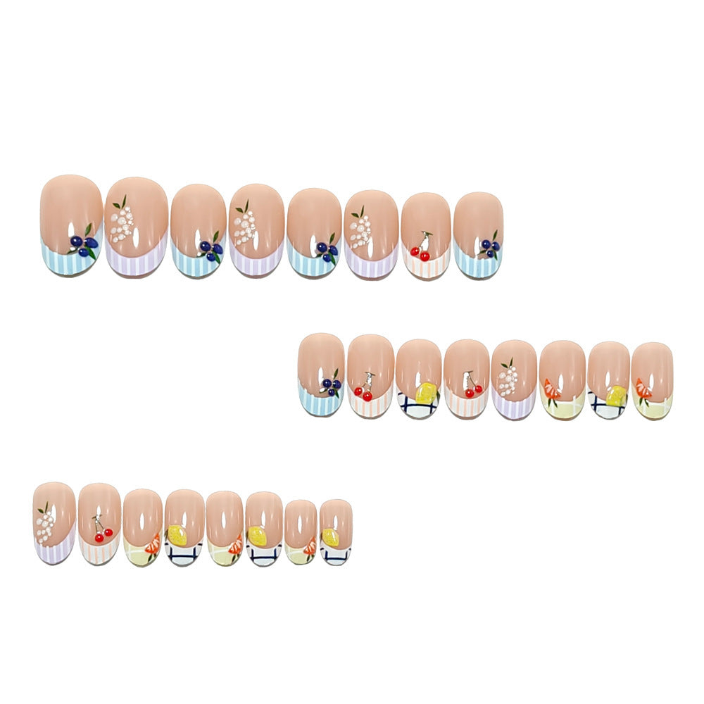 Creative nail art with colorful floral design Kalsten