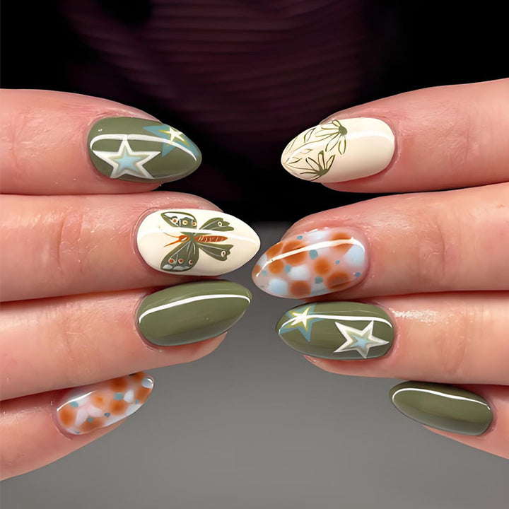 Nail art set with creative designs and delicate details Kalsten