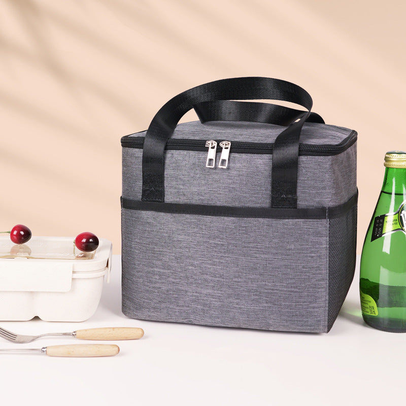 Insulated cooler bag with double-protected zipper Kalsten