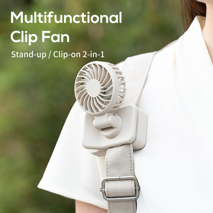 Women's portable clip fan with adjustable tilt angle Kalsten