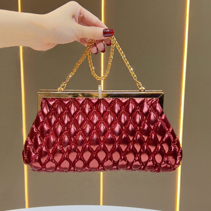 Elegant Textured Evening Handbag