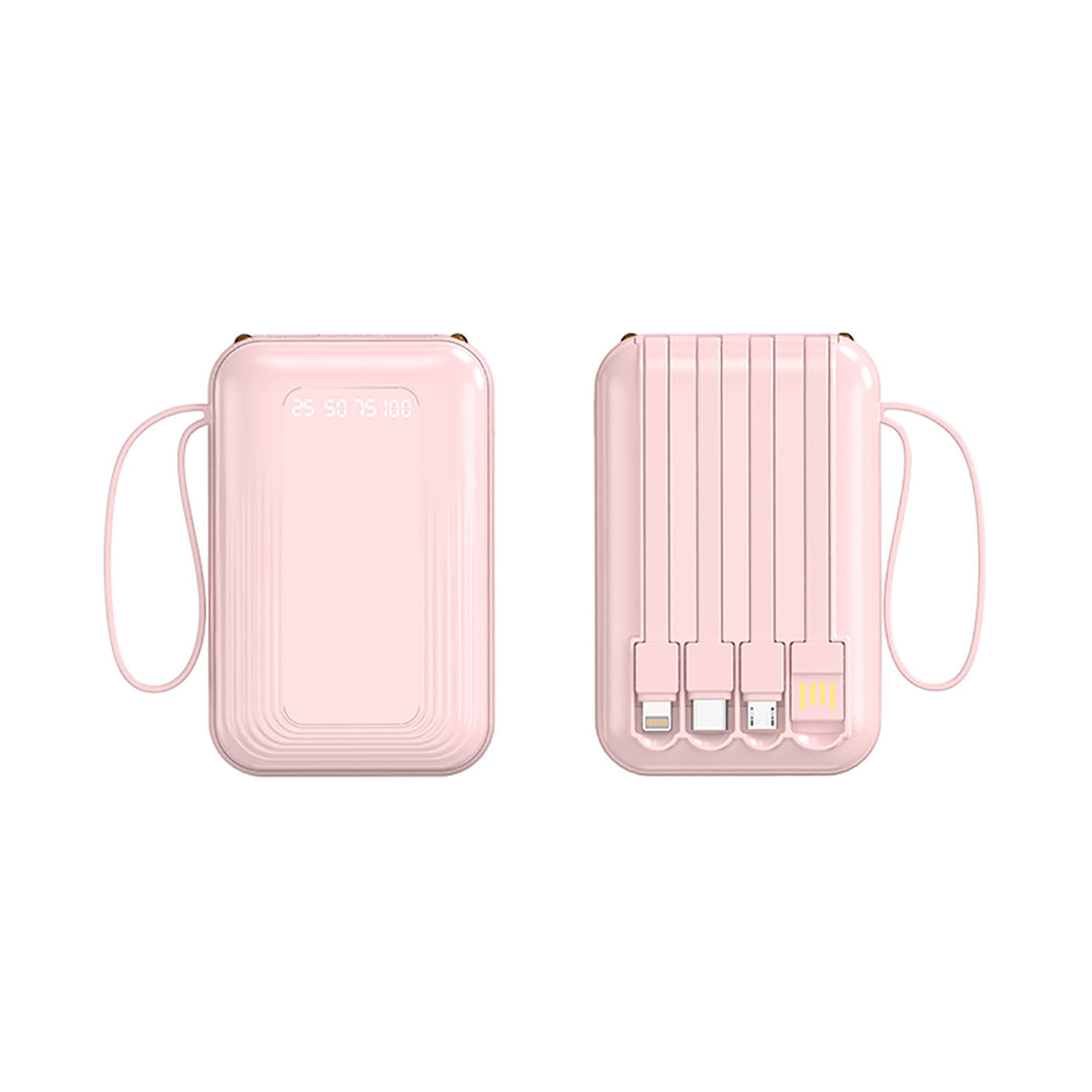 Multifunctional Power Bank with Integrated Cable System Kalsten