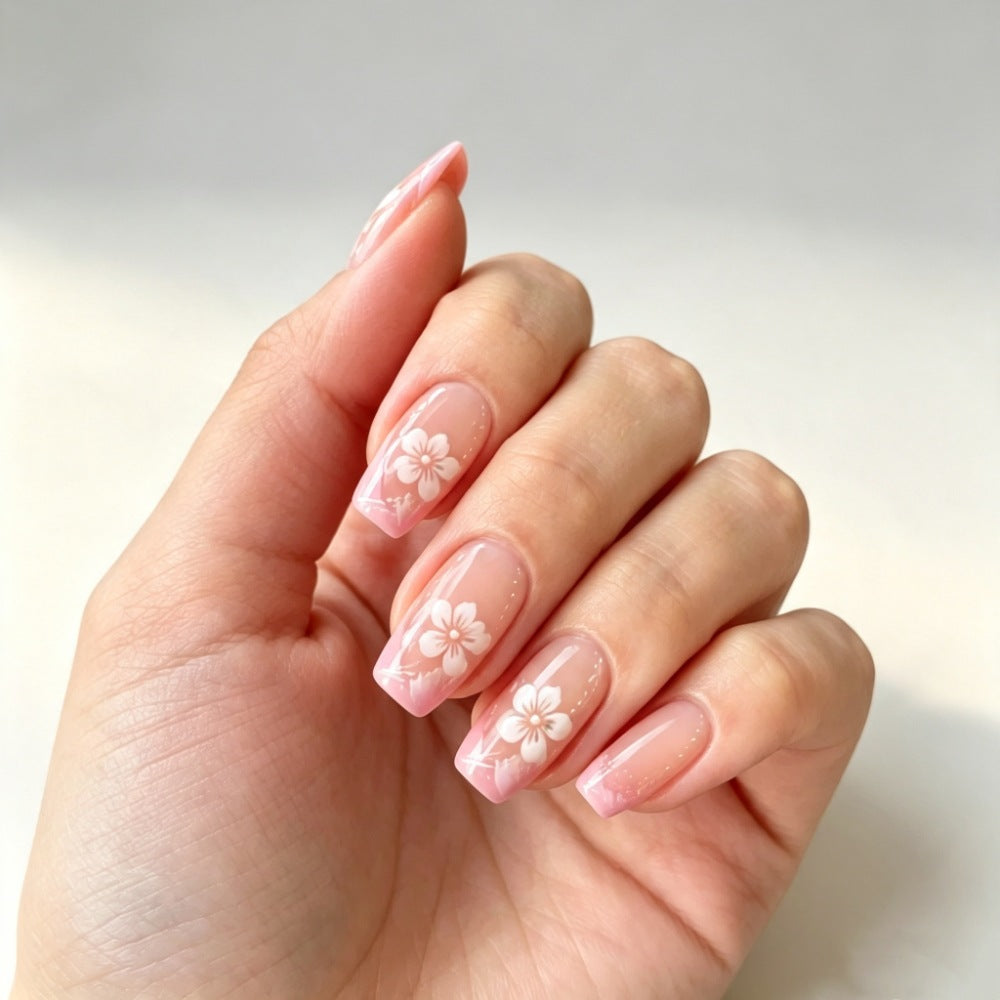 Floral-Design Press-On Nail Art Set Kalsten