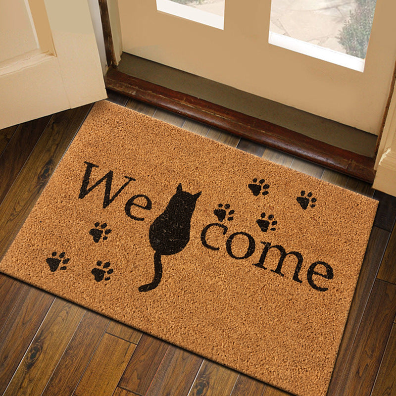 Personalized Holiday Welcome Mat Kalsten