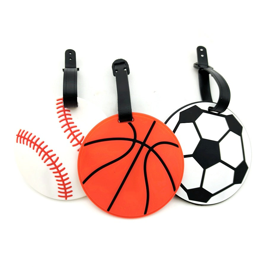 Basketball-Themed Luggage Tag Kalsten