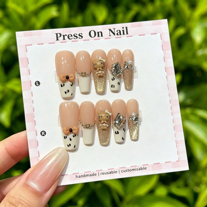 Artistic Character Press-On Nails