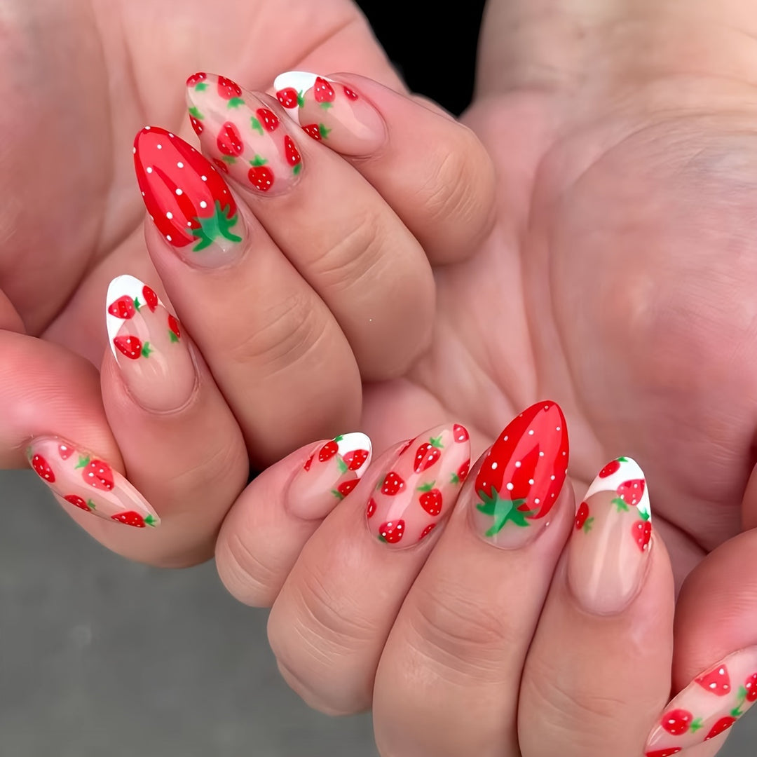 Artistic Strawberry Nail Art Set Kalsten