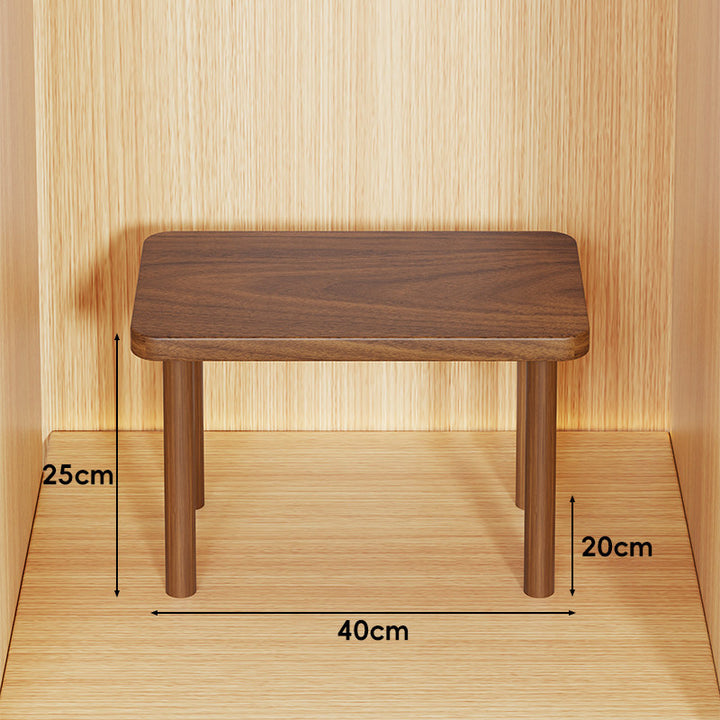 Adjustable Multi-Height Wooden Monitor Riser and Desktop Shelf