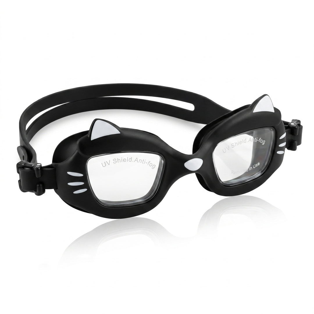 Swim goggles in a cute cat design with anti-fog technology Kalsten