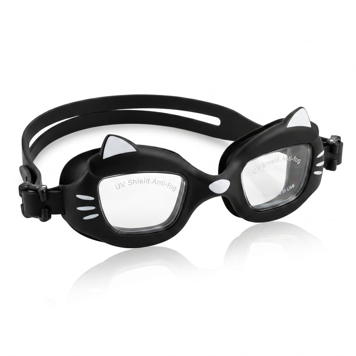 Swim goggles in a cute cat design with anti-fog technology Kalsten