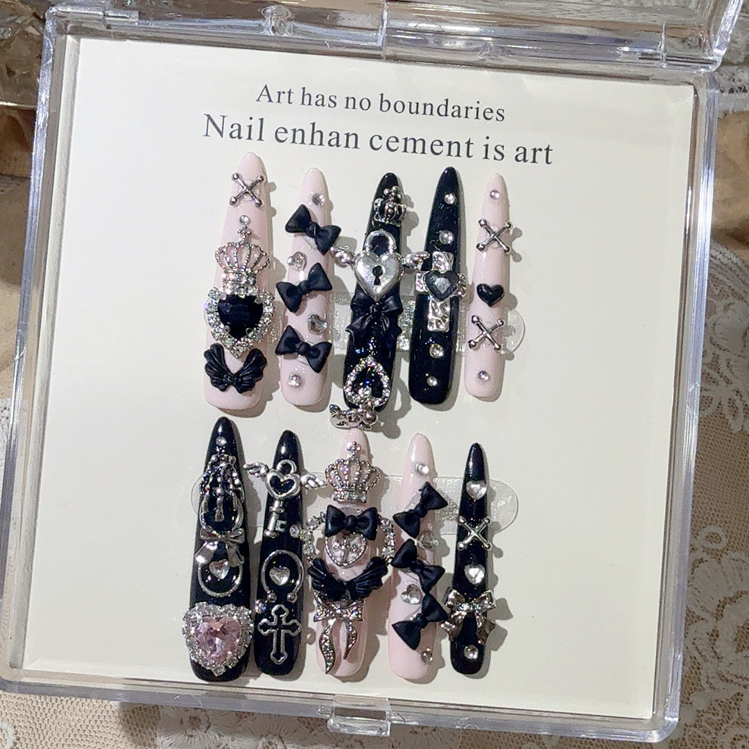 Rock-Inspired Decorative Nail Art Set