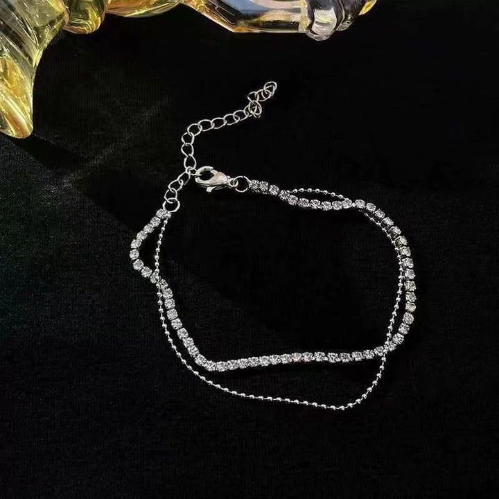 Elegant Double Layered Anklet Kalsten
