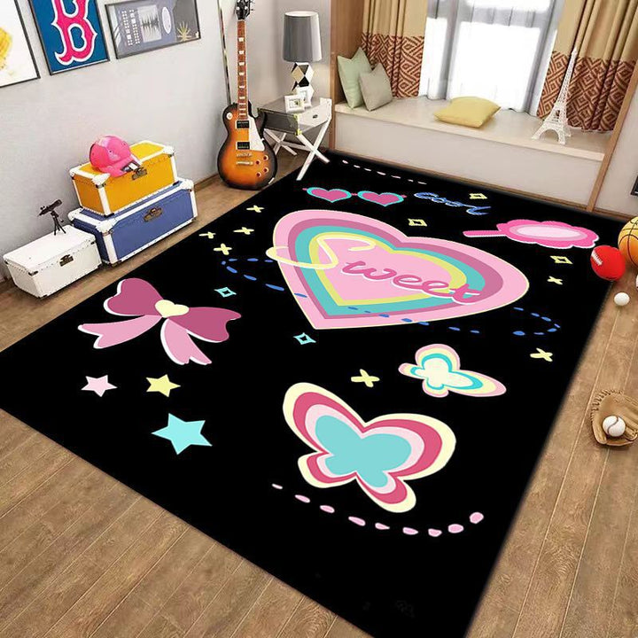 Playful Checkerboard Pattern Area Mat Kalsten