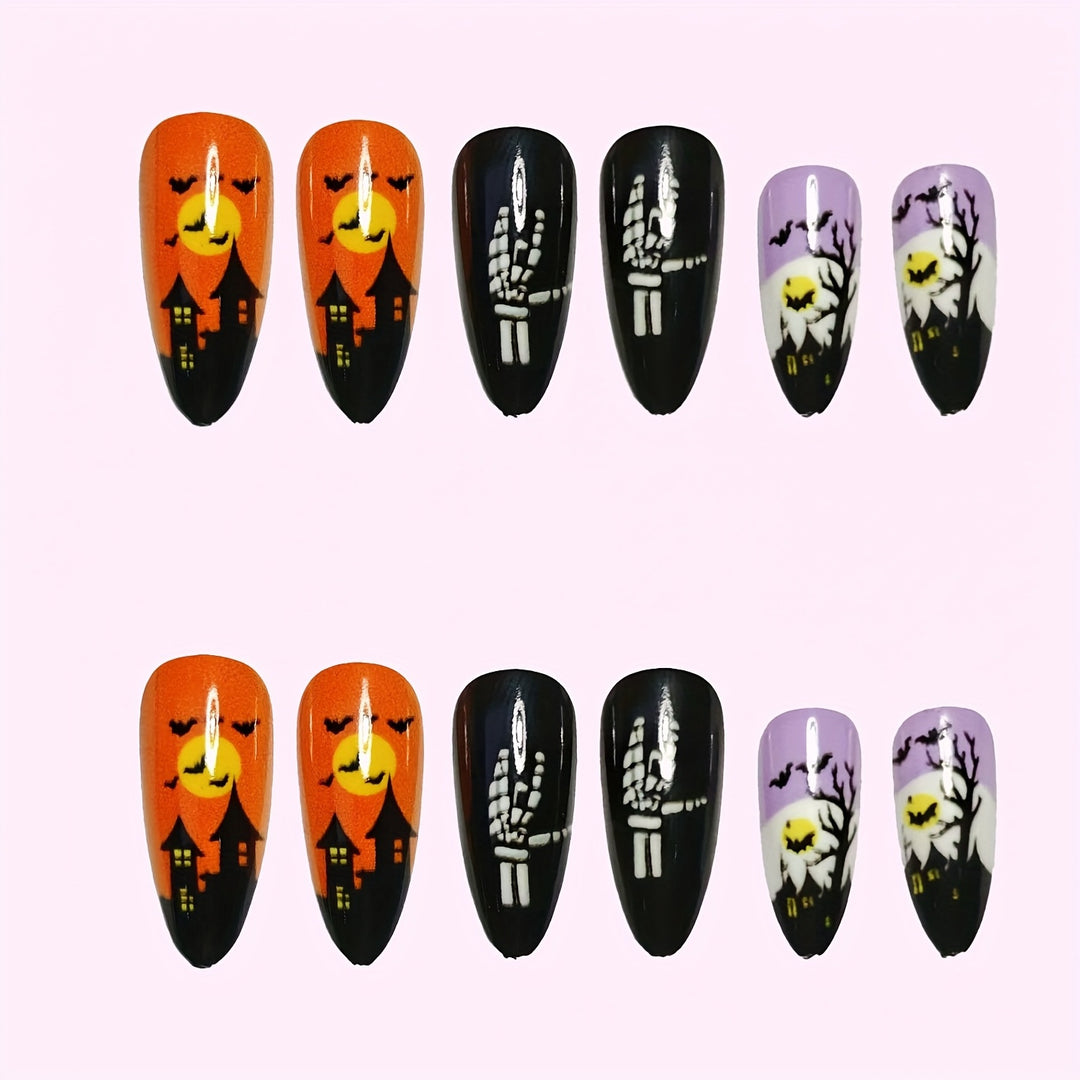 Halloween-Themed Party Nail Art