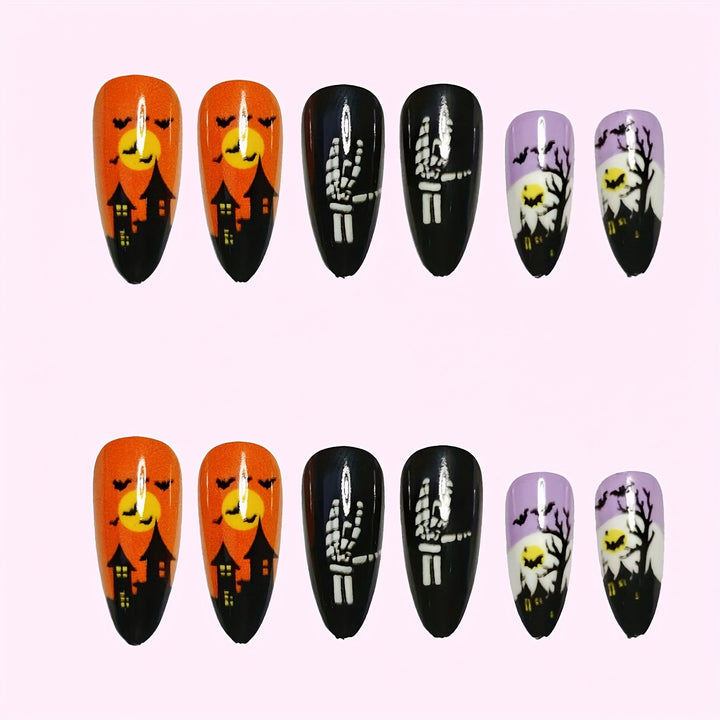 Halloween-Themed Party Nail Art