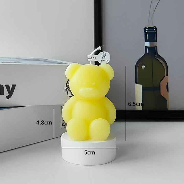 Teddy Bear Shaped Candle