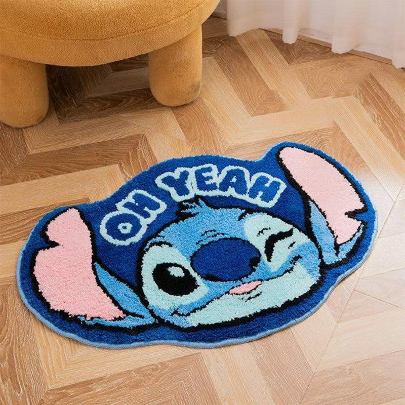 Cartoon Character Plush Area Rug for Home