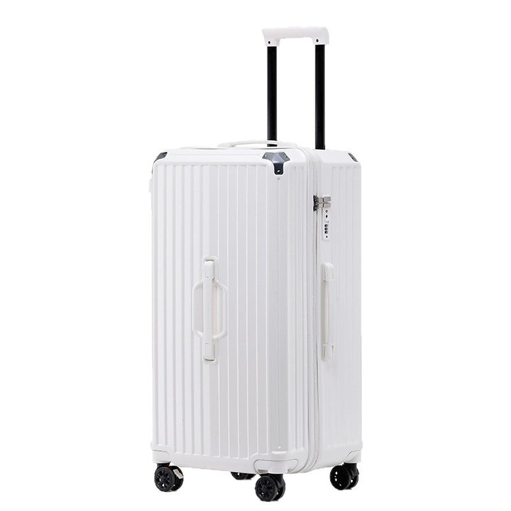 Unisex Multi-Functional Hard Shell Luggage with Beverage Holder Kalsten