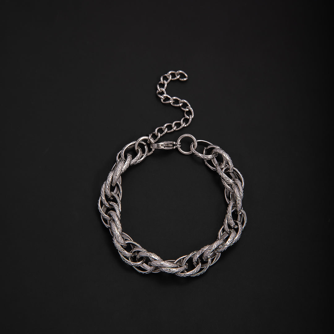 Elegant Geometric Link Bracelet Kalsten