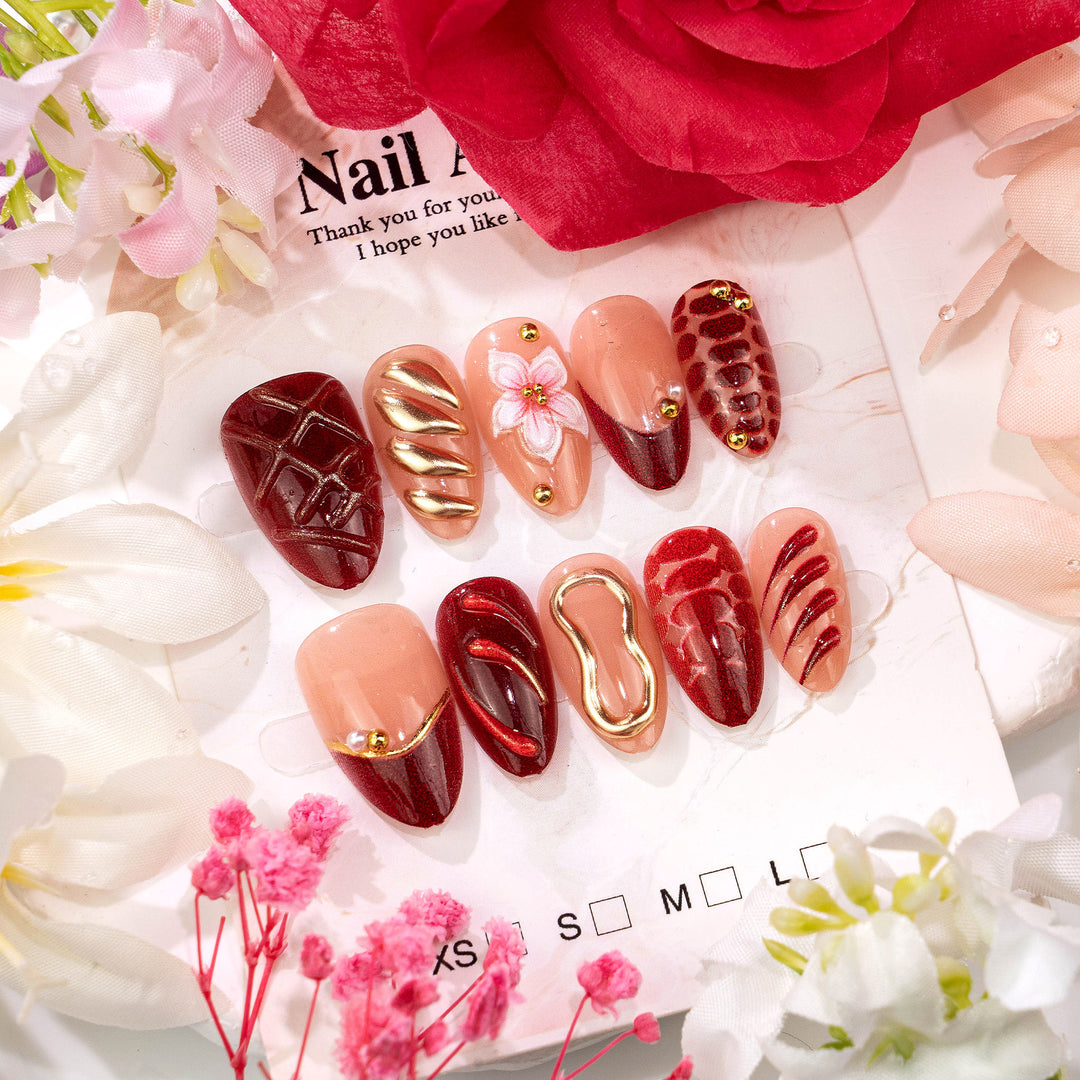 Decorative Press-On Nails