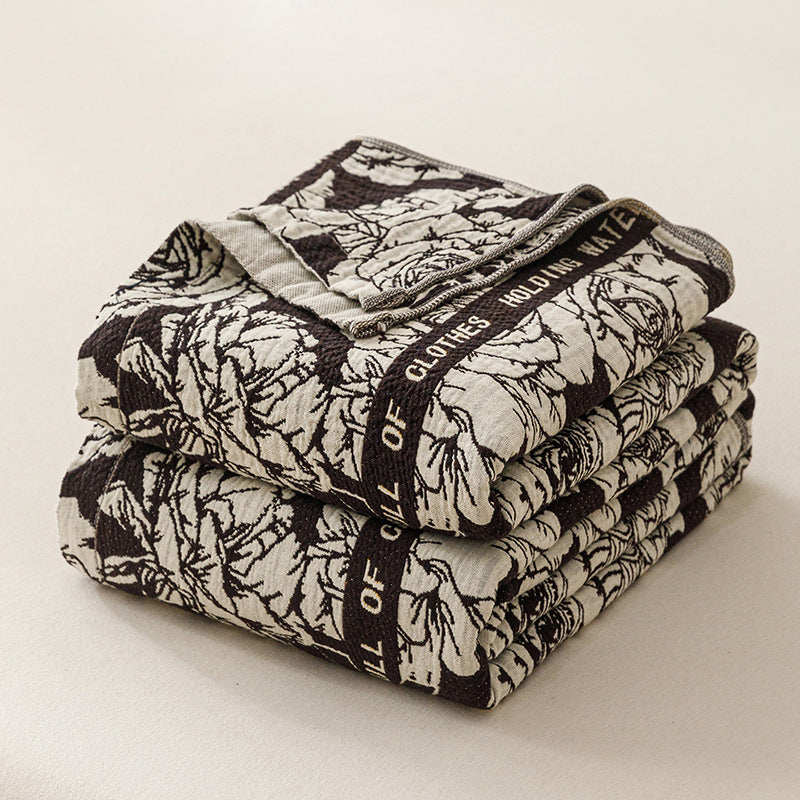 Decorative Floral Throw Blanket