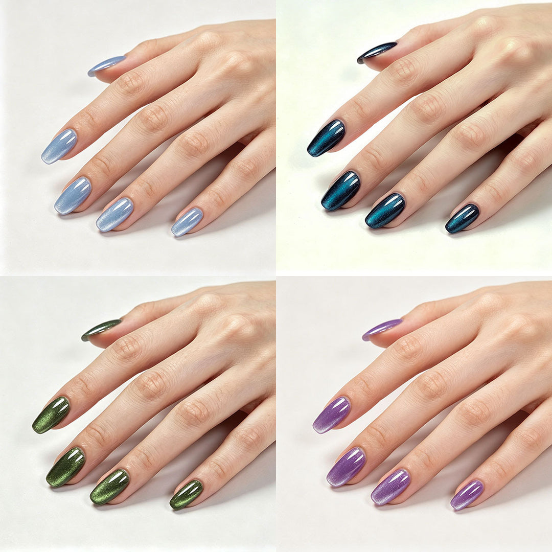 Glossy Acrylic Press-On Nail Set
