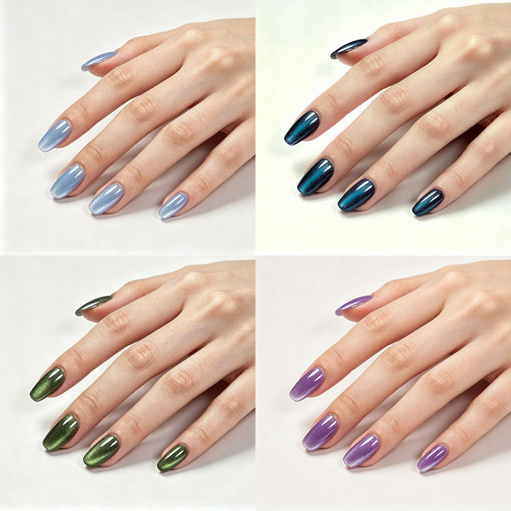 Glossy Acrylic Press-On Nail Set