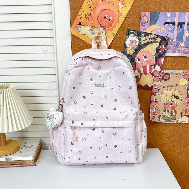 Star-Patterned Casual Backpack Kalsten