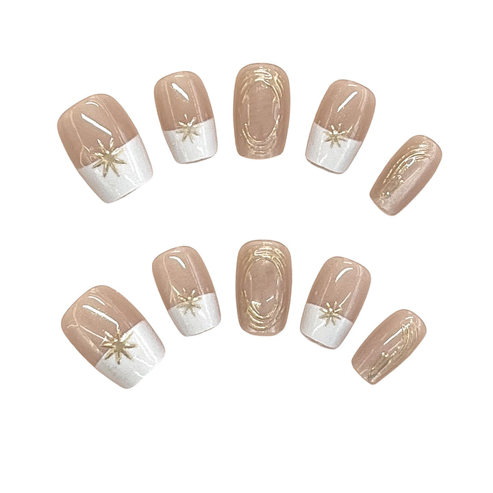Elegant Press-On Nail Set Kalsten