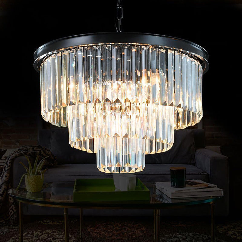 Crystal Tiered Chandelier