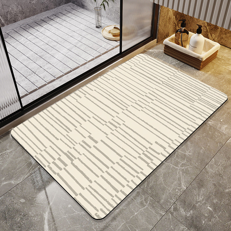 Geometric Patterned Bathroom Mat Kalsten