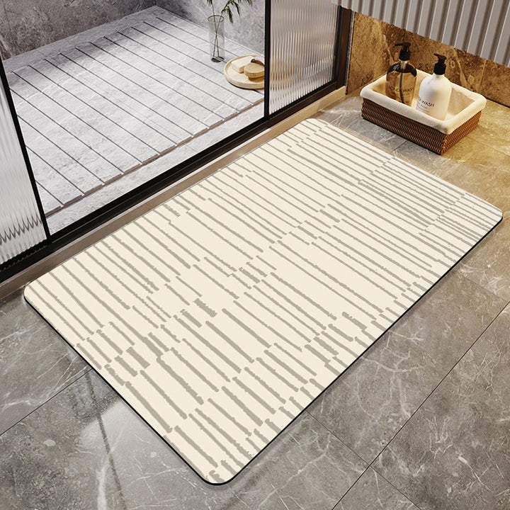 Geometric Patterned Bathroom Mat Kalsten